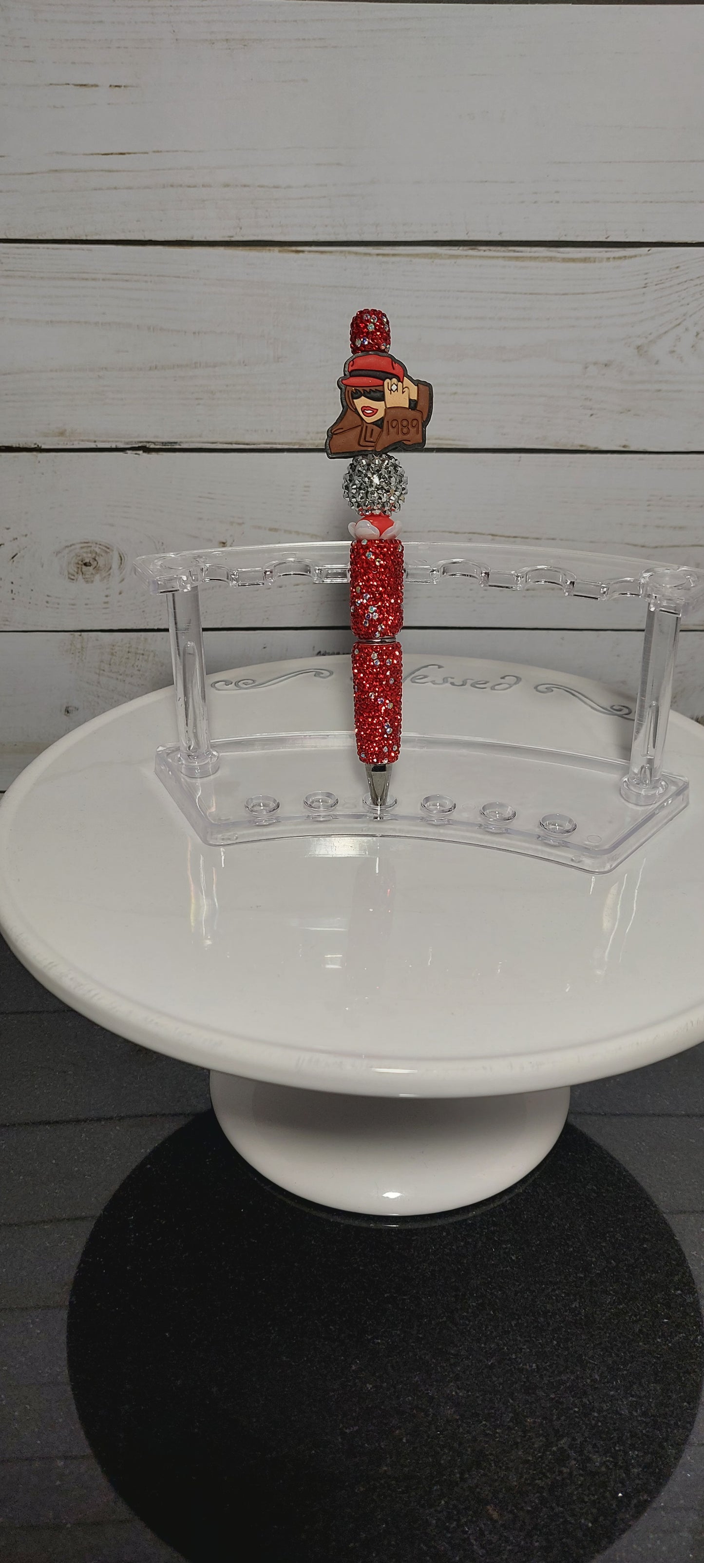 Taylor Red Bling Pen