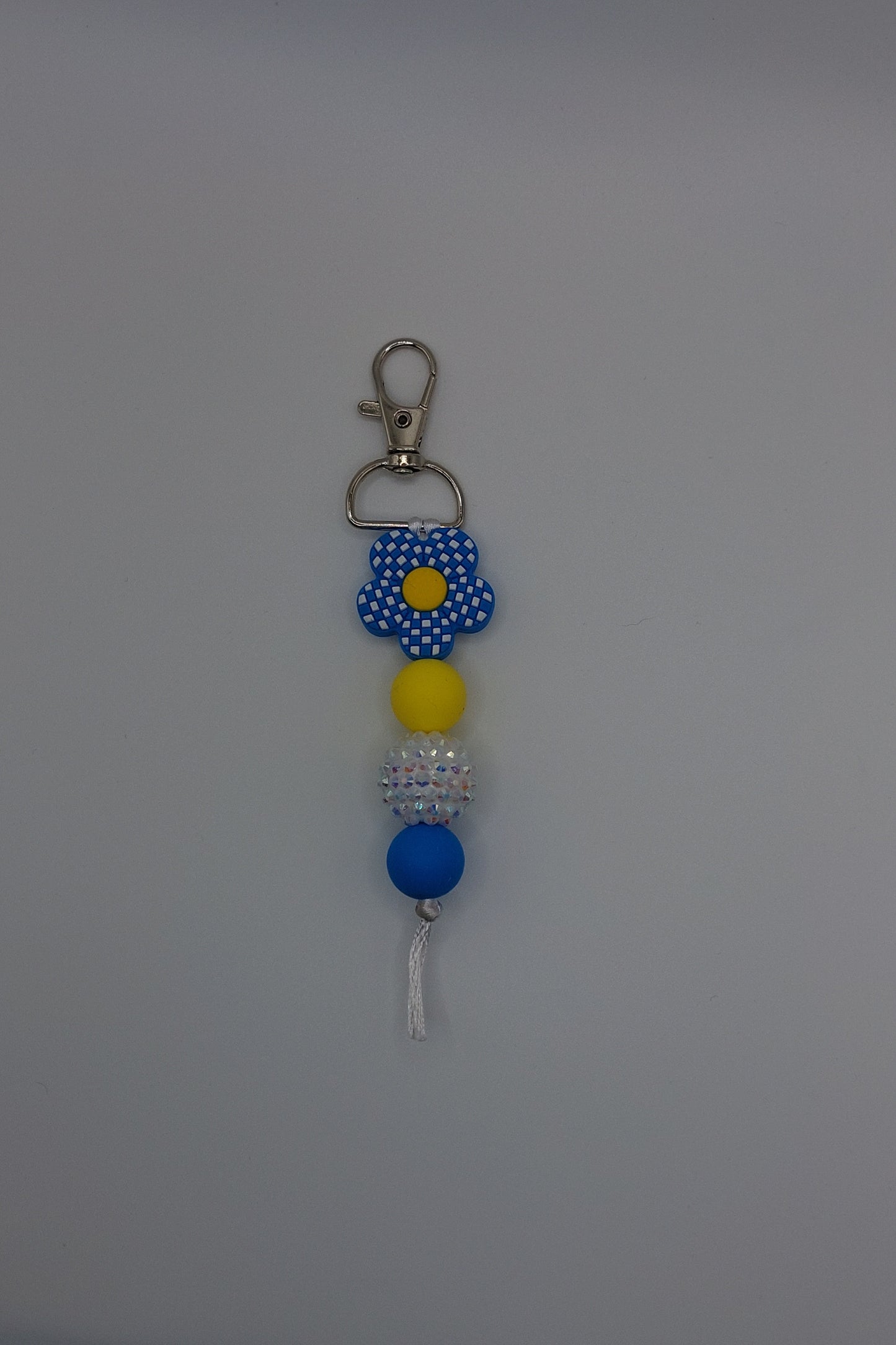 Blue & Yelllow Flower Keychain