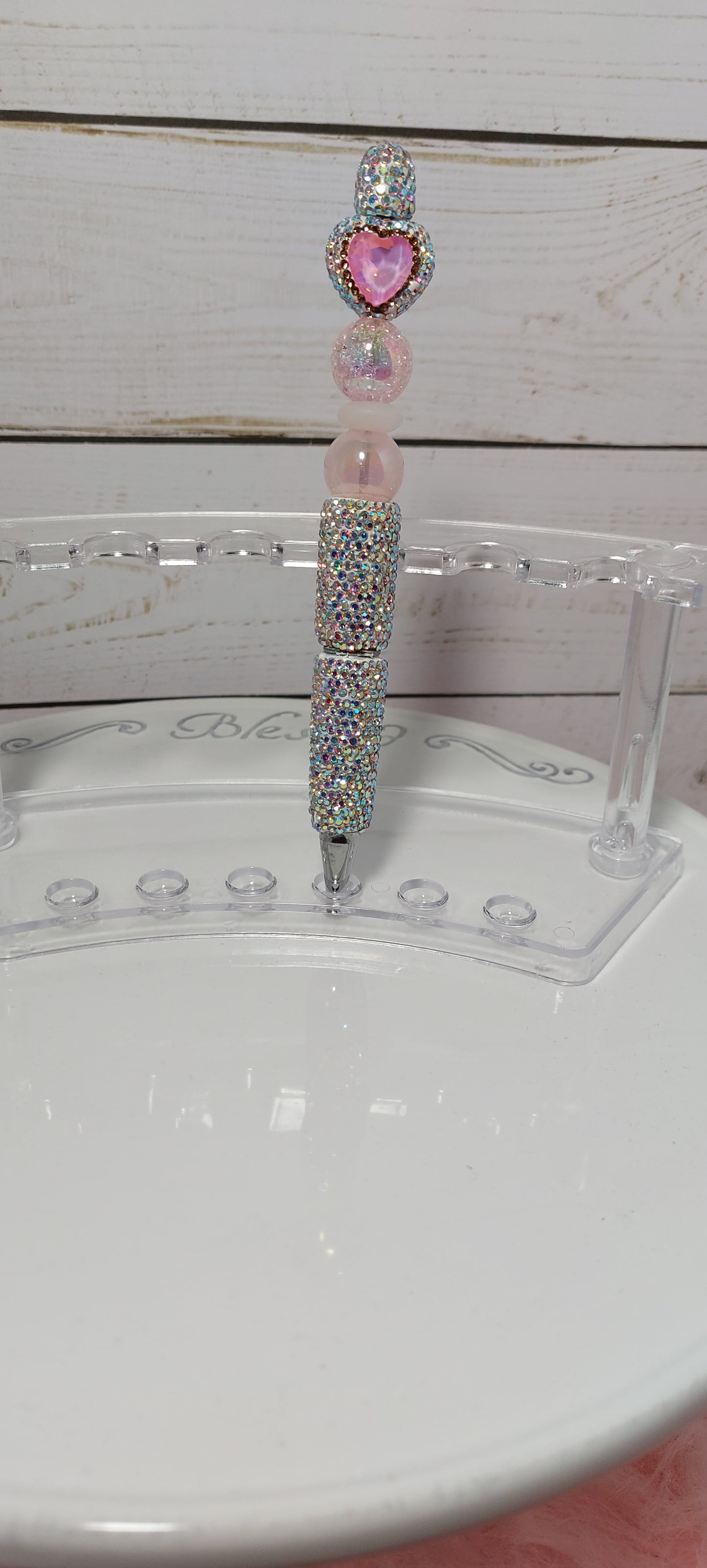 Pink Heart Bling
