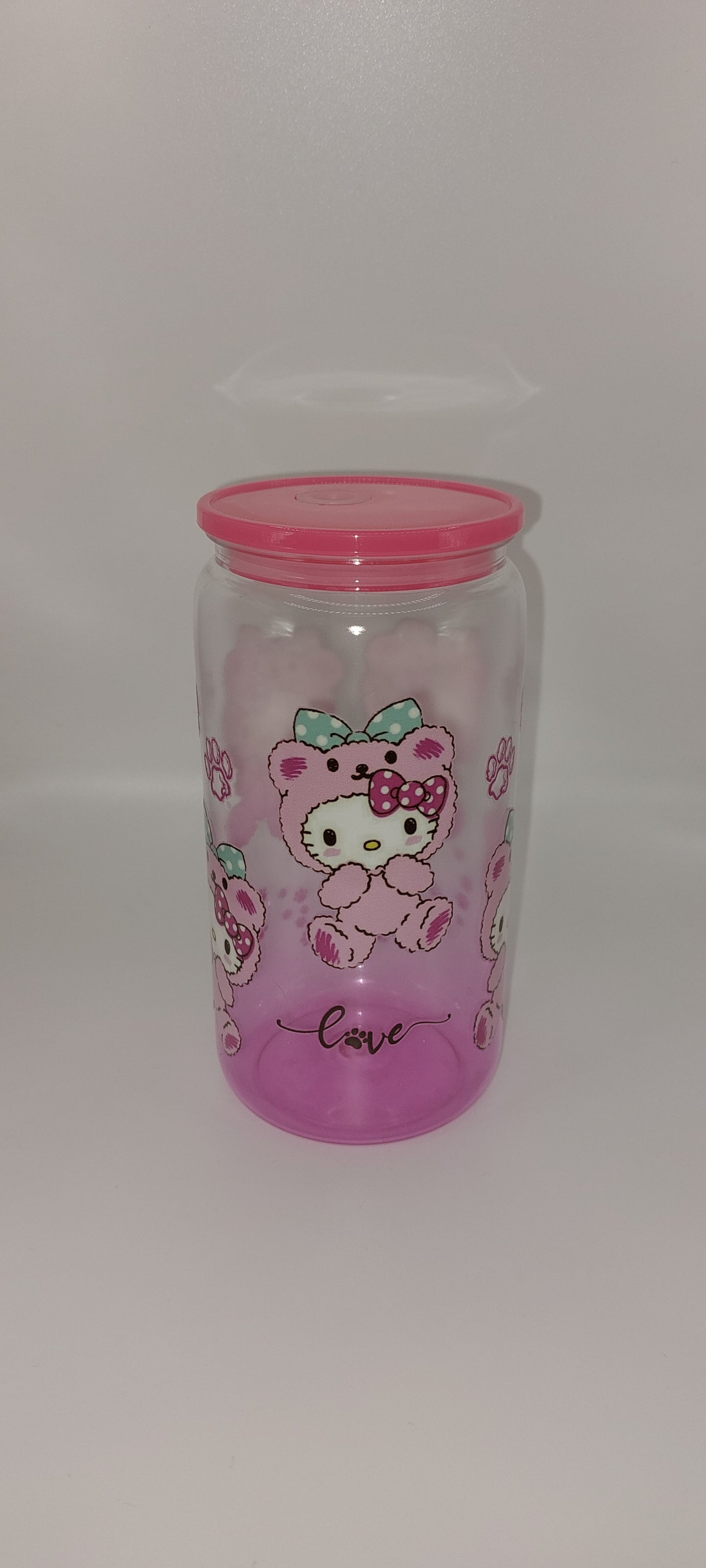 16oz HK in Cutesy Pink Bear Suit